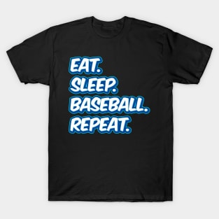 Eat Sleep Baseball Repeat T-Shirt